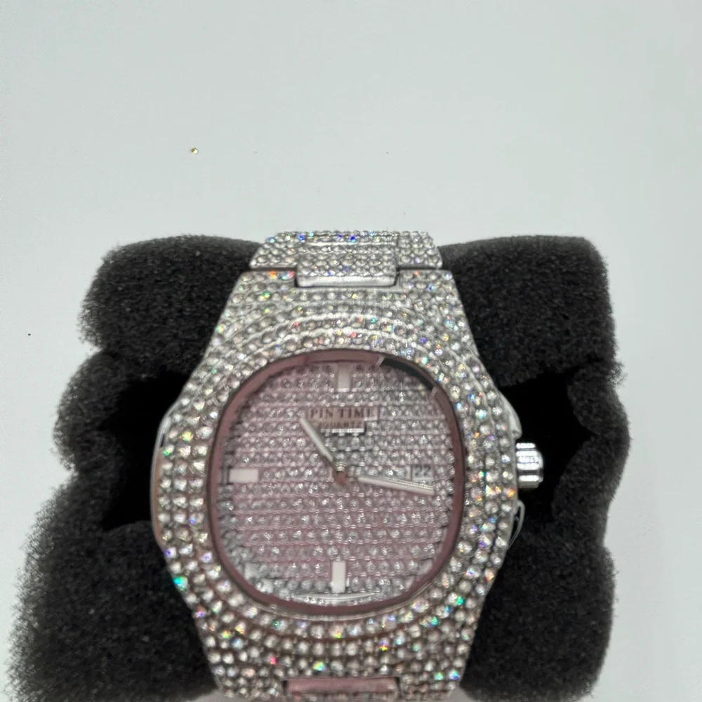 Pin Time Men's Quartz Fashion‎ Watch Rhinestone - Picture 5 of 5